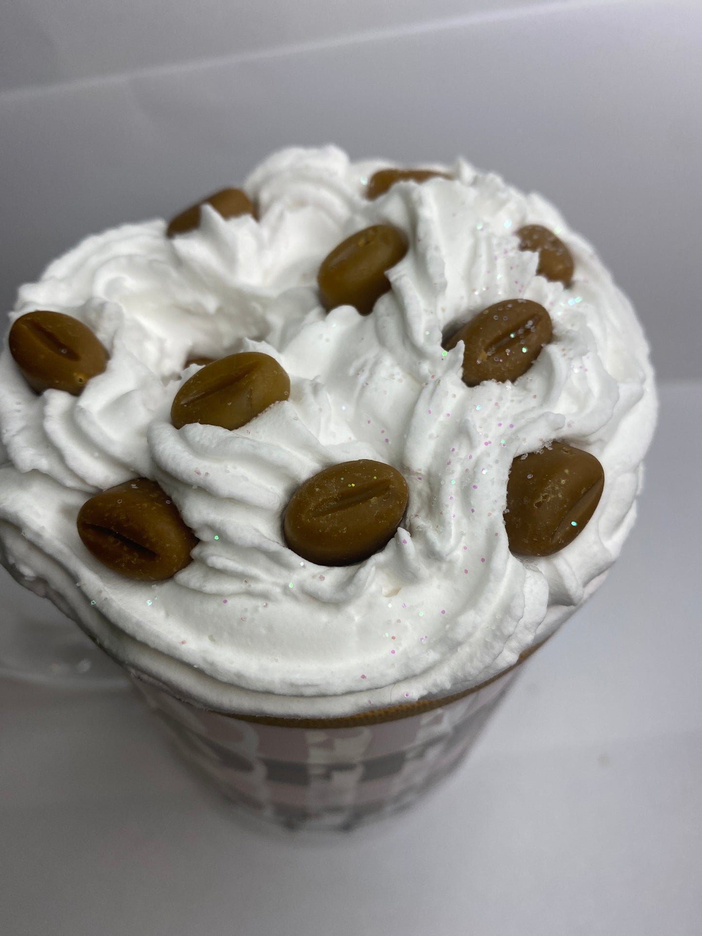 16oz Glass Coffee Mug with Faux Whipped Cream Lid- Coffee Lovers Edition