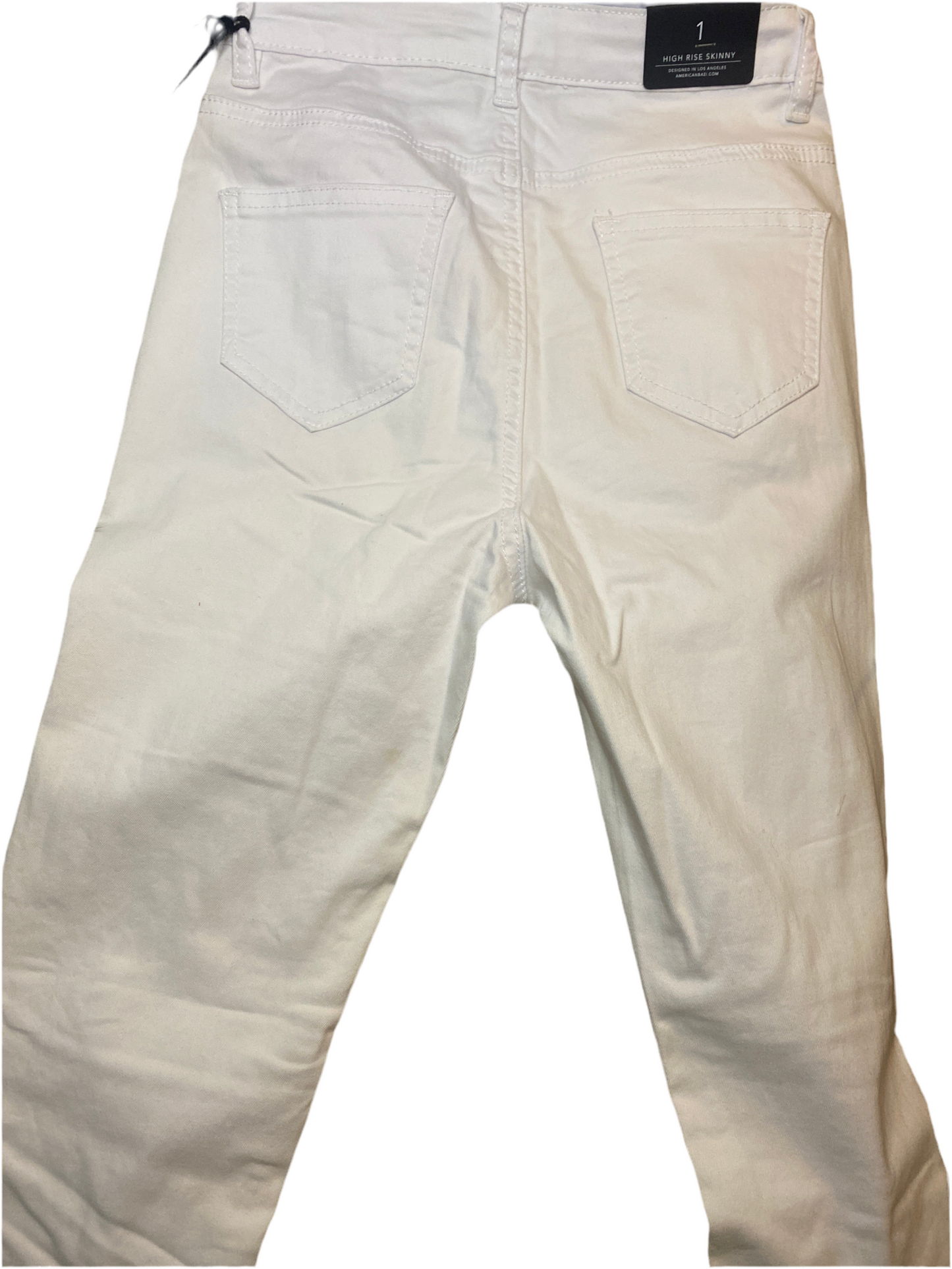 White Distressed Denim Jeans - Bold meets Clean