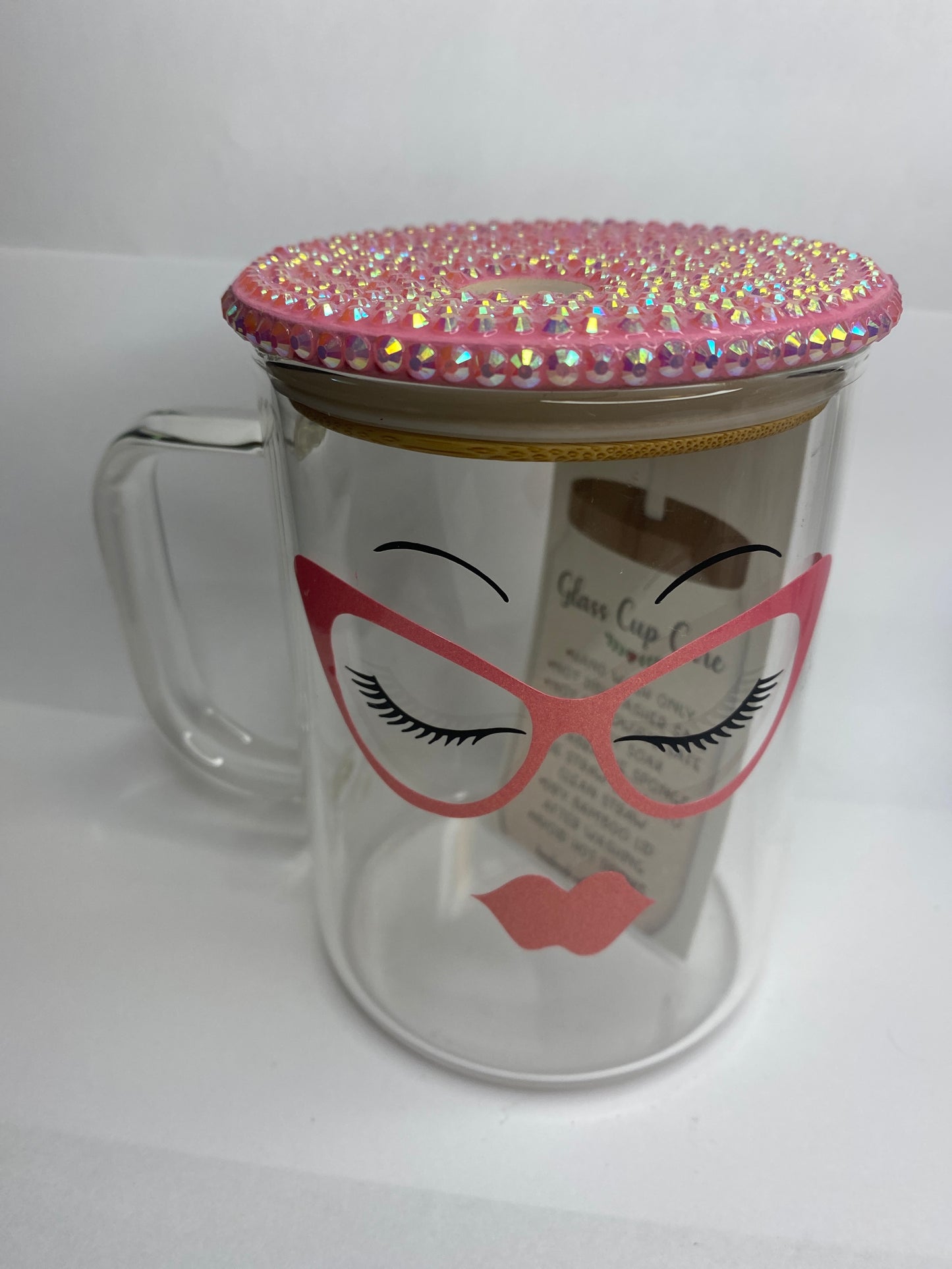 Sassy Sips Glam Vision 16oz Glass Mug