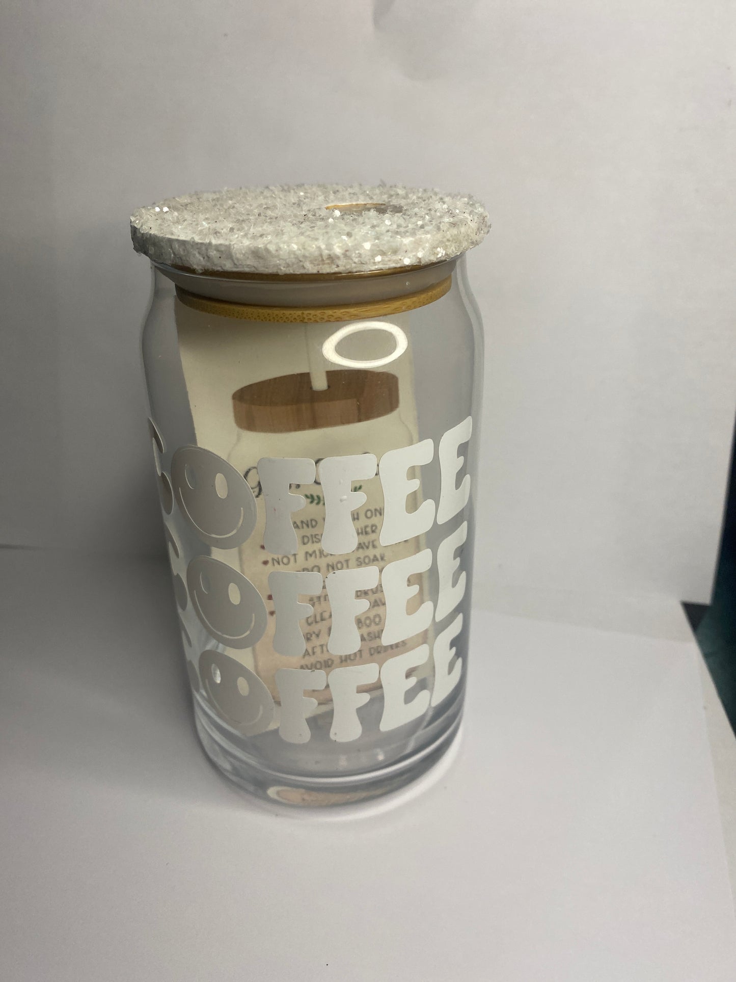 Sweet Sips Only - 16oz Donut Glass Can
