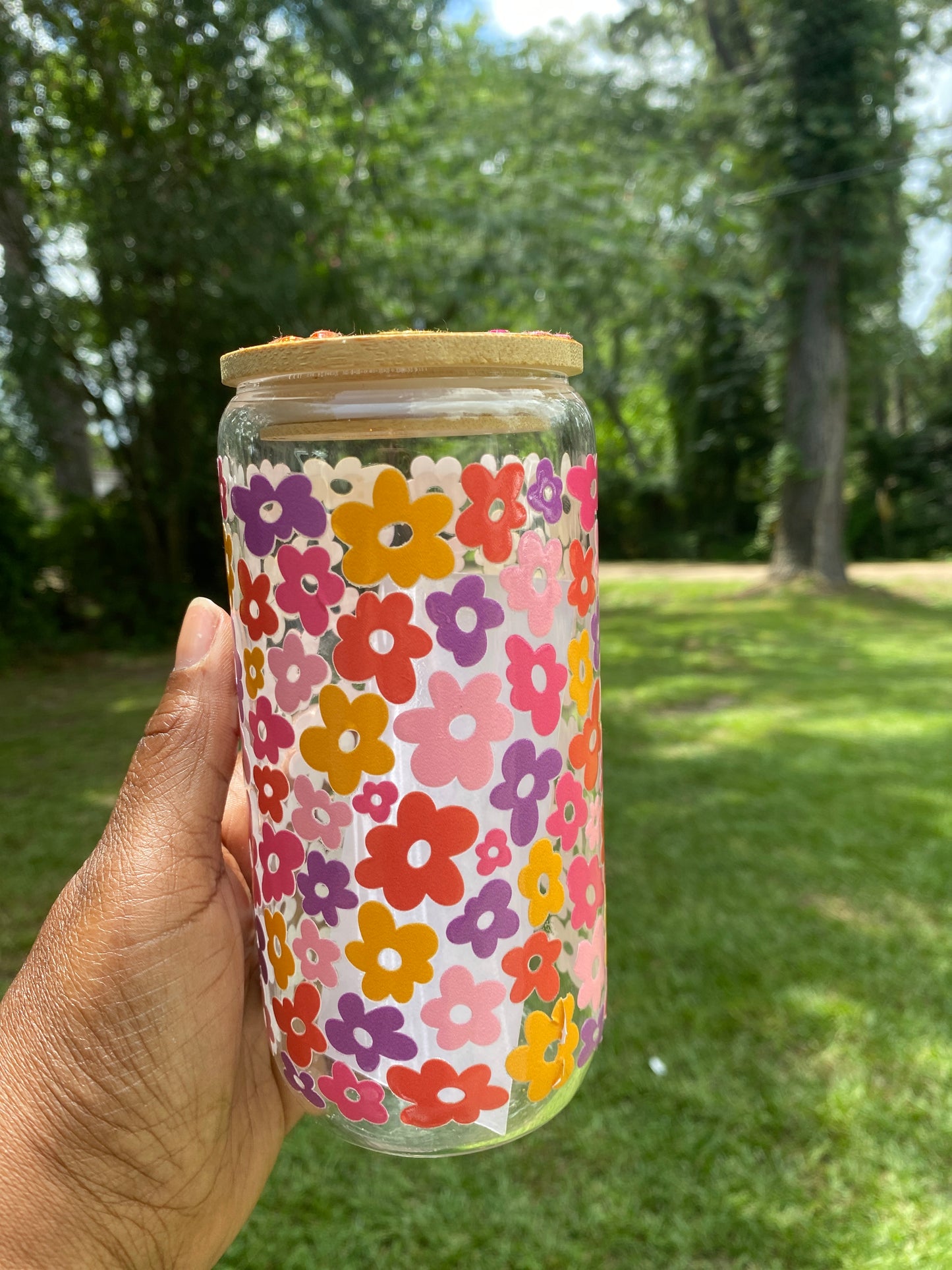Sweet Sips Only - 16oz Donut Glass Can