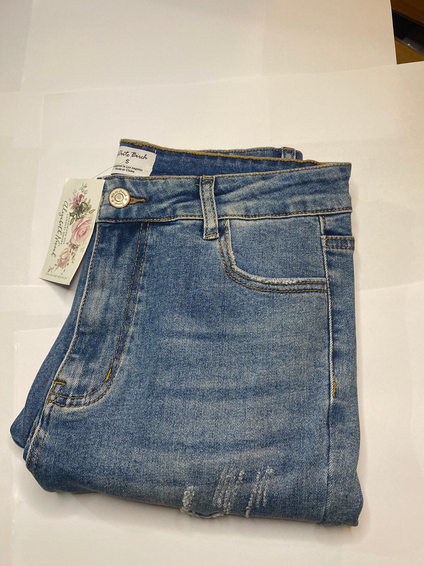 Classic Distressed Denim Jeans
