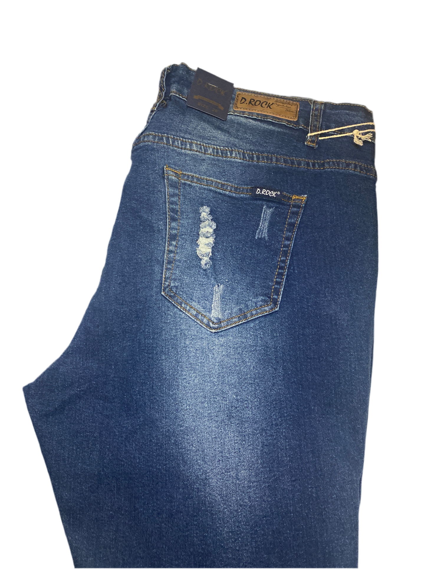 Distressed Denim Jeans