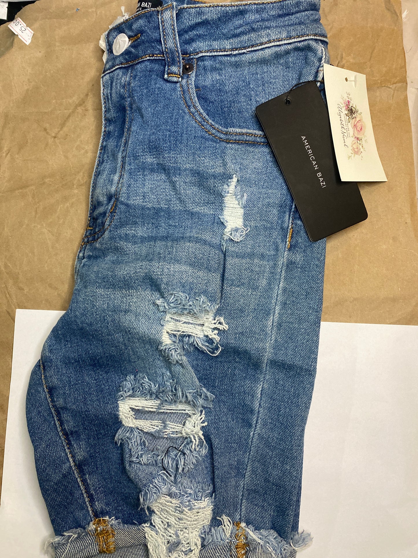 Edgy Distressed Denim Shorts