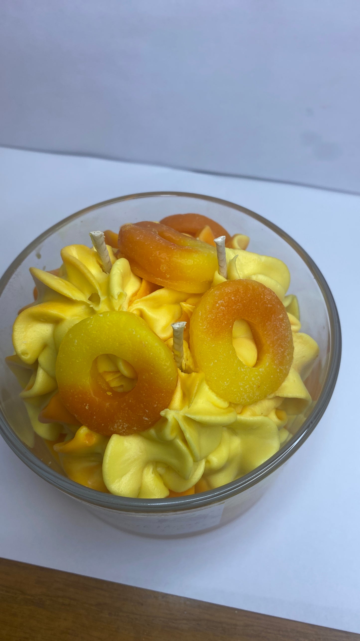 18oz Dessert Soy Candle & Peachy Ring Soy Candle.
& Just Peachy & Autumn Shortcake 


PeachyVibes
CandleVibes