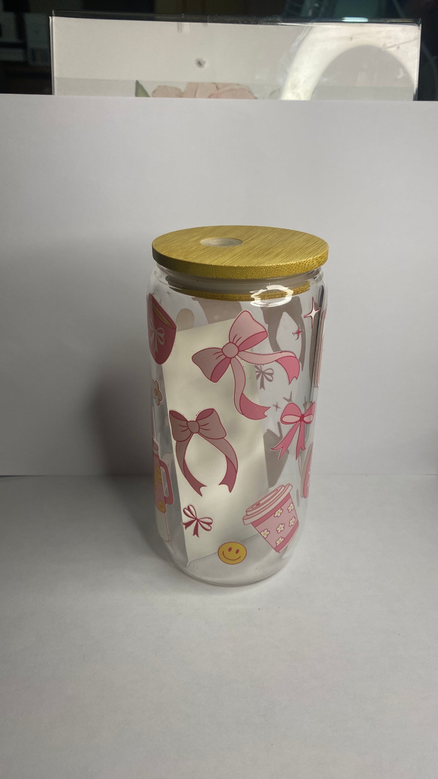 Sweet Sips Only - 16oz Donut Glass Can