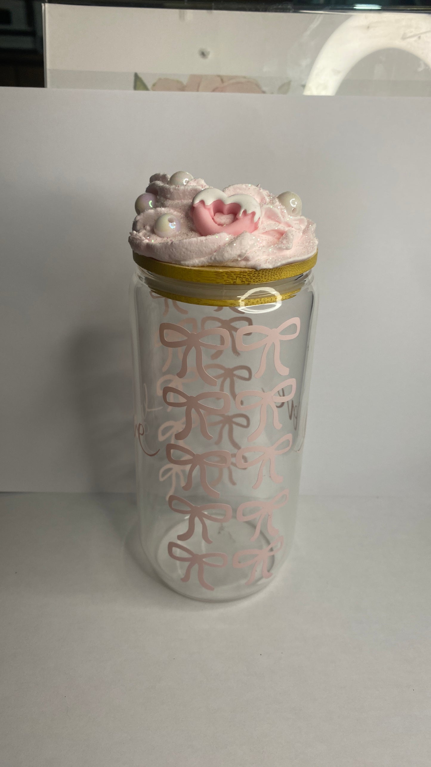 Sweet Sips Only - 16oz Donut Glass Can