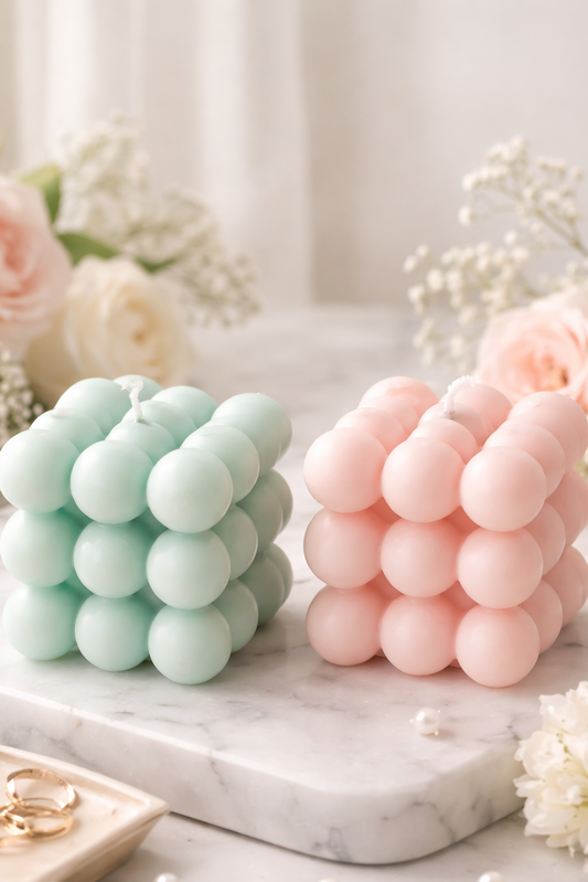 Scented Bubble Candle- Aesthetic, Aromatic, and Absolutely Irresistible!