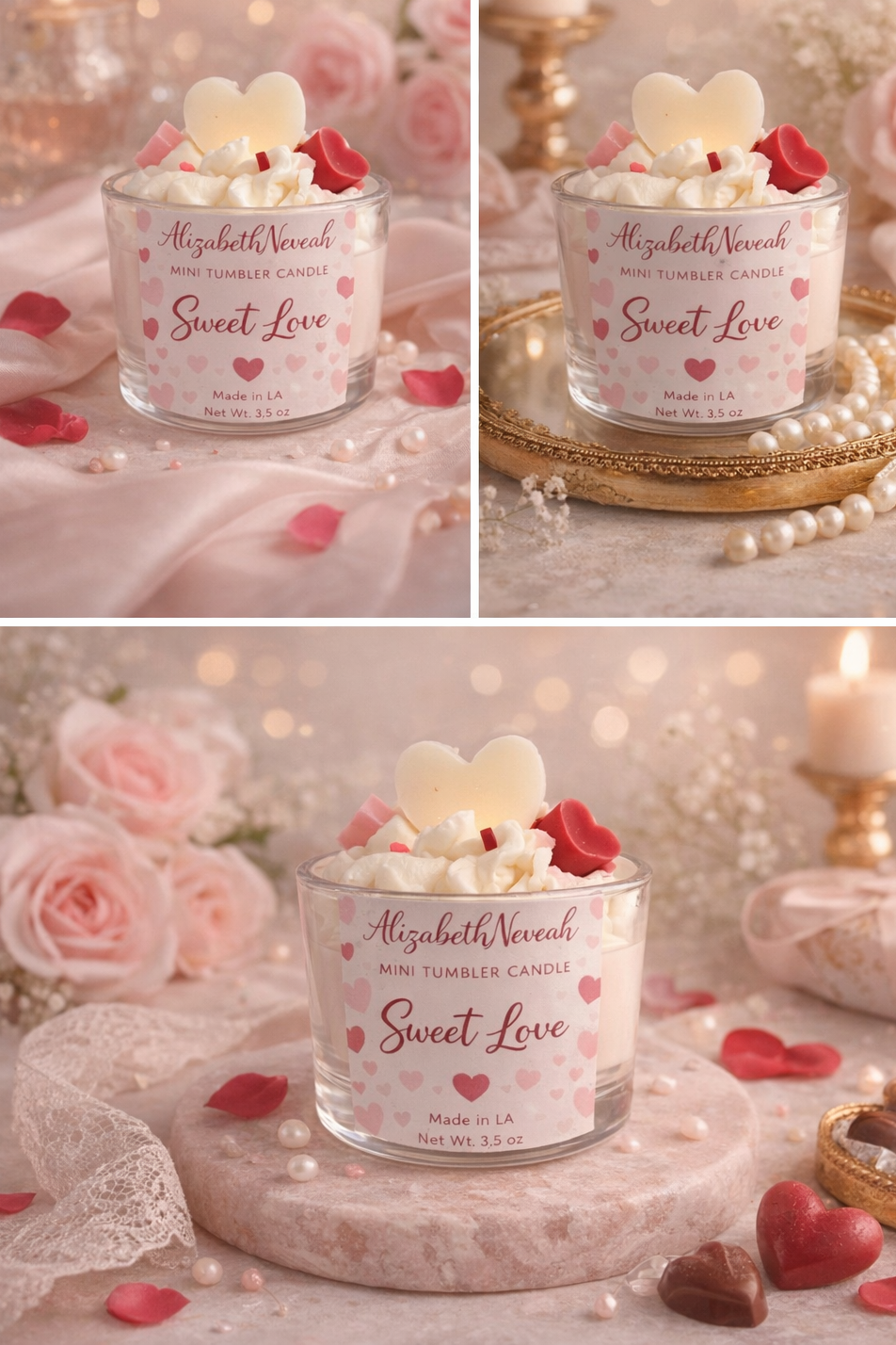 Sweet Love Mini Tumbler Candle (Valentines Collection)