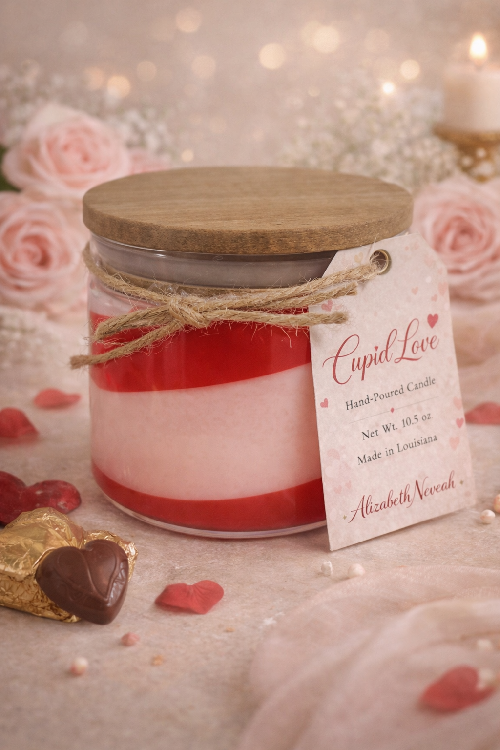 Cupid Love - Hand-poured Candle (10.5oz)